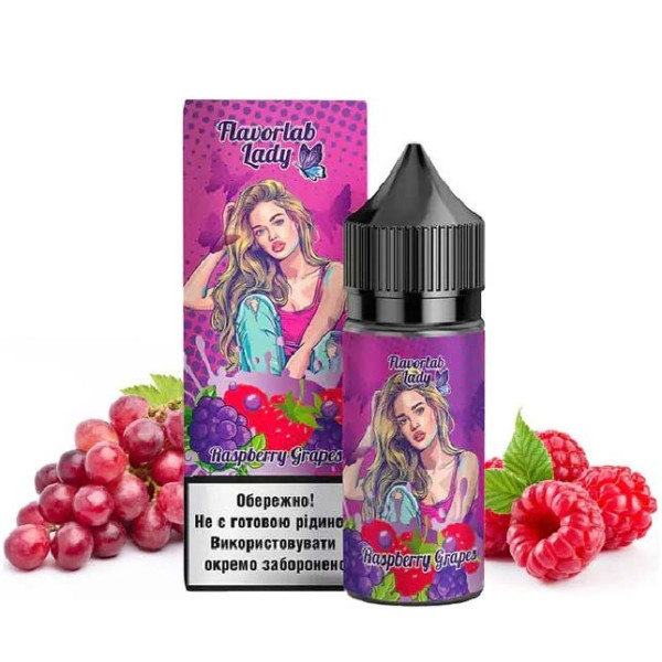 Рідина Самозаміс Flavorlab LADY Виноград Малина
