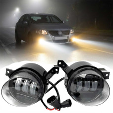 Протитуманні фари LED Volkswagen 45W W/Y (Passat B6 Golf Jetta Tiguan Cady Touareg)