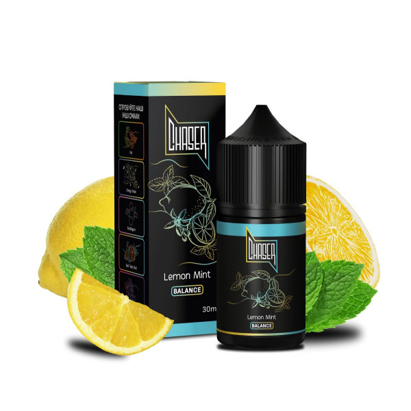 Chaser жидкость 30 ml 50 mg Black Balance Lemon Mint Лимон Мята