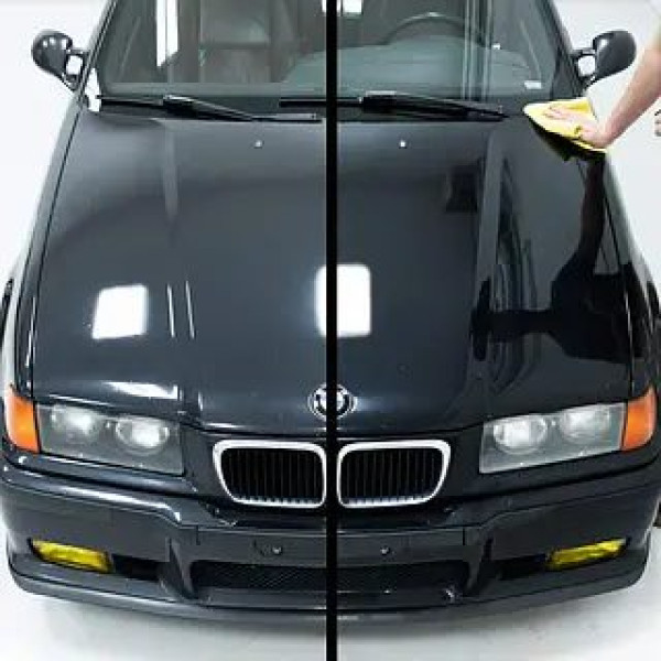 Синтетичний чорний поліроль Turtle Wax HIBRID Jet Black 500мл (53140)