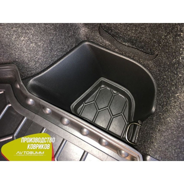 Автомобильный коврик в багажник Nissan Qashqai 2017- FL верхняя полка / Резиновый (Avto-Gumm)