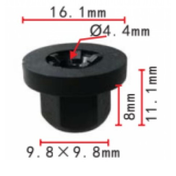 Гайки Mercedes A0039900251 Bmw 16131176747 (C0930)