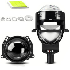 Автомобильные BI-LED линзы D2.5" дюйма D65 мм A5 55 / 75Вт 5500К 2 шт