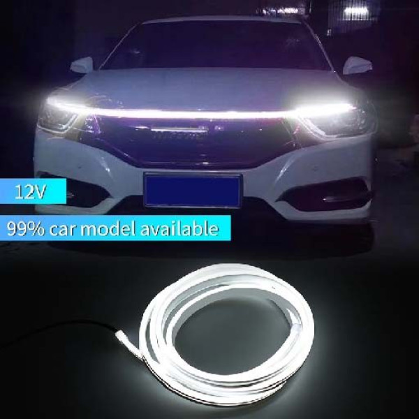 Підсвічування Капота Гнучка 12V LED Динамічна RGB 150 см (Бічне свічення)