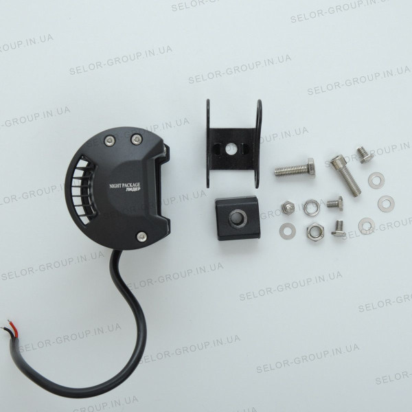 Додаткова LED фара 18W (3W*6) 10-30V 95x75x60 mm Відблиск Близький Чорний
