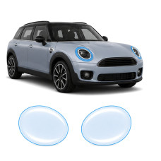 Антигравійна захисна бронеплівка за лекалами для Mini Clubman F54 2015-2019 - оптика (фари та ПТФ)