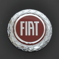 Емблема для Fiat D75 з колоском пластикова скотч Червона
