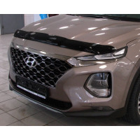Дефлектор капота мухобойка для Hyundai Santa Fe 2018-