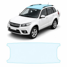 Антигравийная защитная бронепленка по лекалам для Chery Tiggo 3 II 2014-2019 - зона крыши