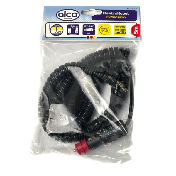 Розгалужувач прикурювача Alca 12V 3 гнізда та 1USB Кут повороту 90° Оригінал (570 000)