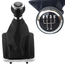 Ручка КПП із пильником у зборі Модельна для Volkswagen Passat B6 2005-2012 Шкіряна ручка (5 Швидкостей) FXVW-109/5