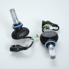 LED лампи автомобільні FORT F1 H11/H8 радіатор 4000Lm/CSP Chip/28W/5000K/IP65/12-16V 2шт