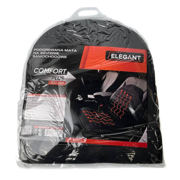 Накидка з підігрівом для автомобільного сидіння Elegant Plus 95х46 см (EL 100 569)