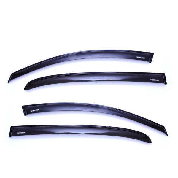 Дефлекторы окон ветровики Renault Megane II 2002-2009 Седан Cкотч 3M Acryl-Auto