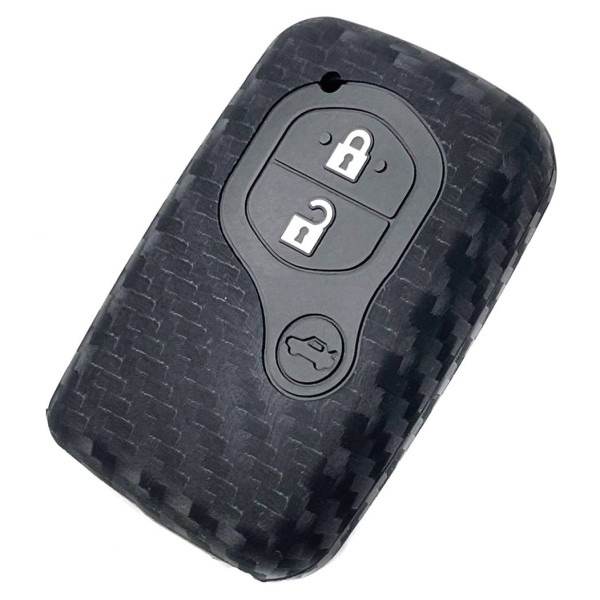 Чехол для автоключей Toyota ZN 2 Силикон Carbon Оригинал (1021) (3893)