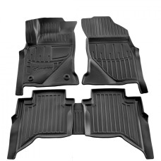 Комплект 3D килимків в салон Toyota Hilux VIII (Crew Cab) (2015–...) Тойота