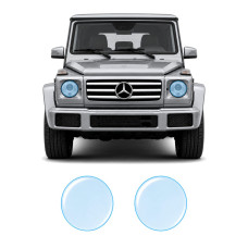 Антигравийная защитная бронепленка по лекалам для Mercedes-Benz G-Class W463 1990-2018 - оптика (фары и ПТФ)