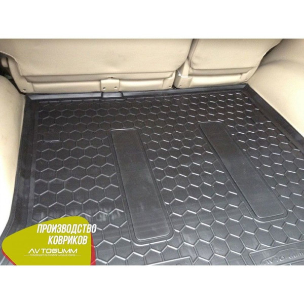Автомобильный Коврик в багажник для Toyota Land Cruiser Prado 120 2002- / Резиновый (Avto-Gumm)
