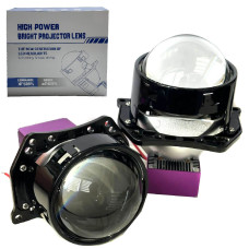 Автомобильные BI-LED линзы D3" дюйма D76 мм A2 65 / 75Вт 5500К 2 шт