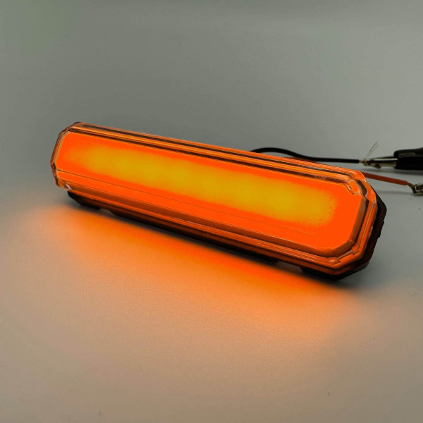 LED Габарит Thoc Auto 85 х 20 мм 12/24V 9 діод Неоновий Помаранчевий (ТН-961) 1 шт