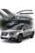 Дефлекторы окон ветровики Benke для Subaru Outback 2015- Хром Молдинг Из Нержавеющей Стали 3D (BSROB1523-W/S)