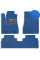 Коврики в салон EVA для Lexus RX 350 2003-2009 с подпятником Синие 5 шт