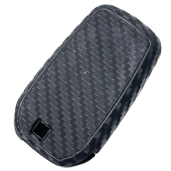 Чехол для автоключей Toyota ZB 3 Силикон Carbon Оригинал (906) (3896)