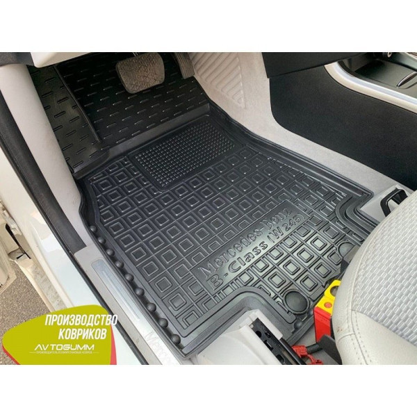 Автомобильные коврики в салон Mercedes B (W245) 2005-2011 (Avto-Gumm)