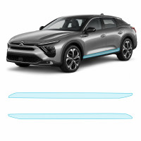 Антигравійна захисна бронеплівка за лекалами для Citroen C5 X I 2022- нижня зона кузова пороги