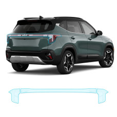 Антигравийная защитная бронепленка по лекалам для Kia Seltos SP2 facelift 2023- задние фонари стопы