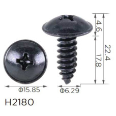 Саморез Hyundai, Kia (92155-22000, 9215522000, 1249306207B, 18091) (H2180)
