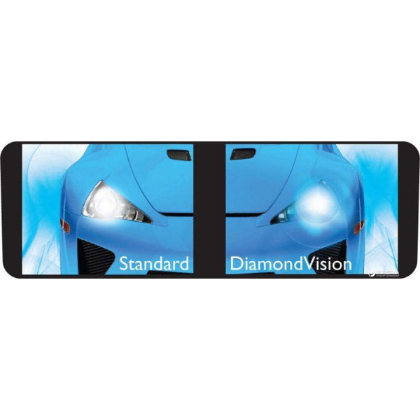 Автолампа галогенна Philips Diamon Vision H4 12V 60/55W 5000K 2 шт (12342DVS2)