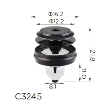 Кліпса кріплення обшивки дверей BMW(51-41-7-325-082 51417325082 15693) (C3245)