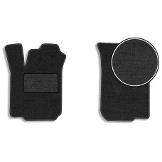 Передние ворсовые коврики для Volkswagen Jetta / Bora 1998-2005 с подпятником 2 шт (Carrera)