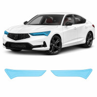Антигравийная защитная бронепленка по лекалам для Acura Integra V 2023 - оптика (фары и ПТФ)