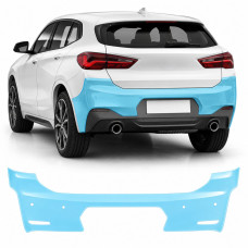 Антигравийная защитная бронепленка по лекалам для BMW X2 F39 2018-2023 - задний бампер