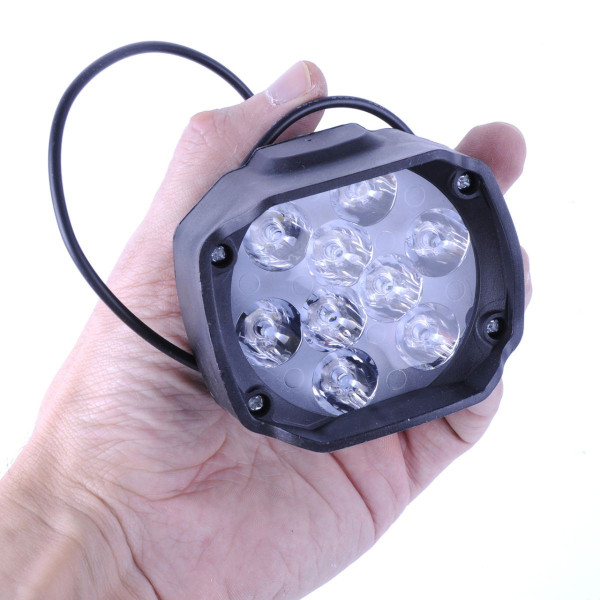Додаткова LED фара 27W (3W*9) 12-85V 97*76*40mm Дальний (72-27W) 1 шт (3295)