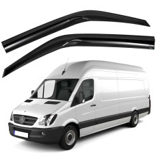 Дефлектори вікон ветровики Mercedes Sprinter W906 2006-2015 По Двері Скотч 3M SunPlex (SP-S-42-6)