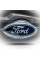 Емблема-значок для Ford Focus, Fiesta (2008-2015) 95х37 мм пластик хром (OEM: 2038573)