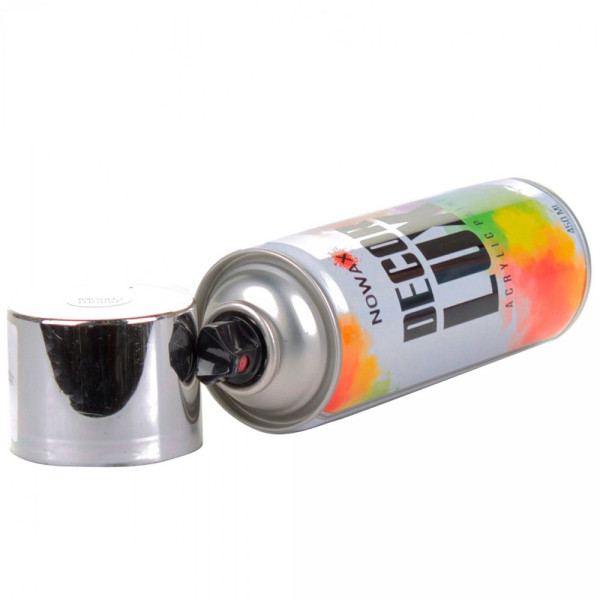 Акриловая краска Nowax Bright Chrome Спрей 450 мл Хром (bright chrome) NX48041