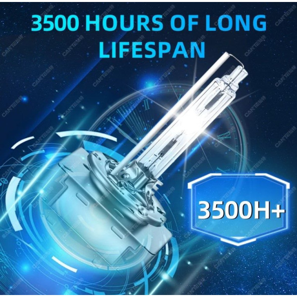 Ксенонова лампа Xenon D2S 6000K ​​35W Super Vision 2 шт (Цоколь Метал)