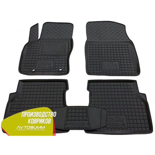 Автомобильные коврики в салон Ford Focus 2 2004- (Avto-Gumm)