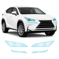 Антигравийная защитная бронепленка по лекалам для Lexus NX AZ10 2014-2017 - оптика (фары и ПТФ)
