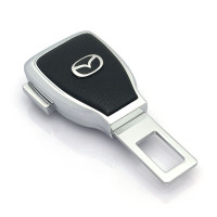 Заглушка переходник ремня безопасности с логотипом Mazda 1 шт