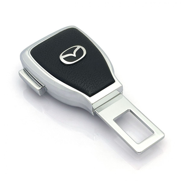 Заглушка перехідник ременя безпеки з логотипом Mazda 1 шт