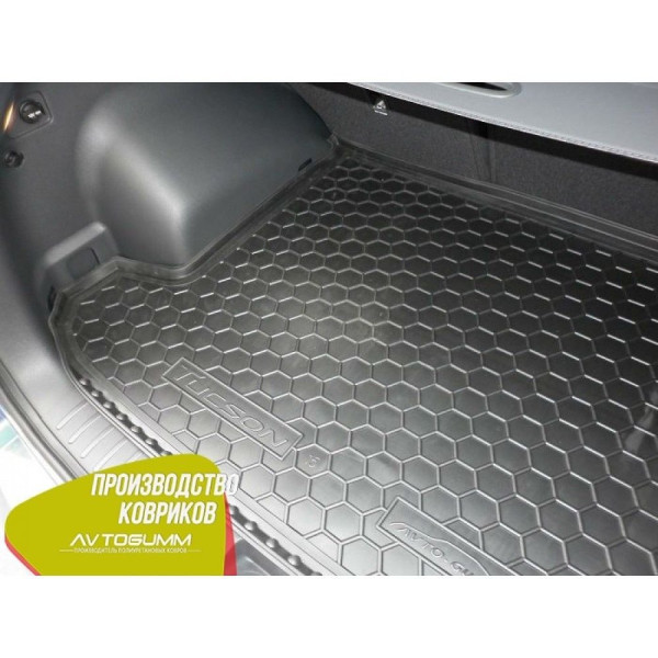 Автомобільний килимок в багажник Hyundai Tucson 2016 - Гумо - пластик