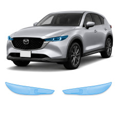 Антигравийная защитная бронепленка по лекалам для Mazda CX-5 KF facelift 2022- оптика (фары и ПТФ)