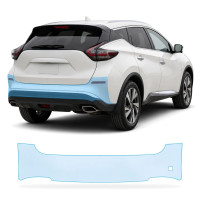 Антигравийная защитная бронепленка по лекалам для Nissan Murano Z52 2015-2019 - задний бампер