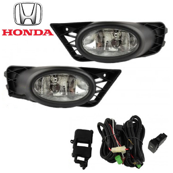 LED Протитуманні фари Honda Civic 2006-2012 USA H11-12V 55W з проводкою Комплект (HD-348W)