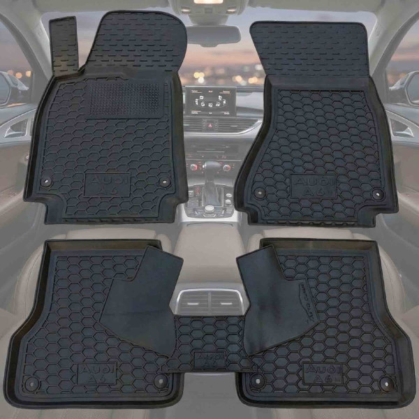 Автомобільні килимки в салон Audi A6 (C7) 2014- (Avto-Gumm)